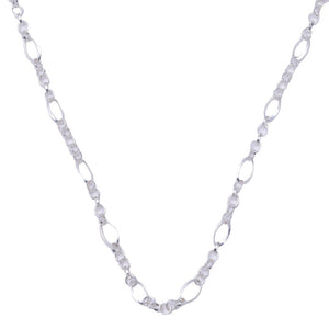 Round Links Chain 1 big and 5 Small 925 Sterling Silver Necklace Philippines | Silverworks