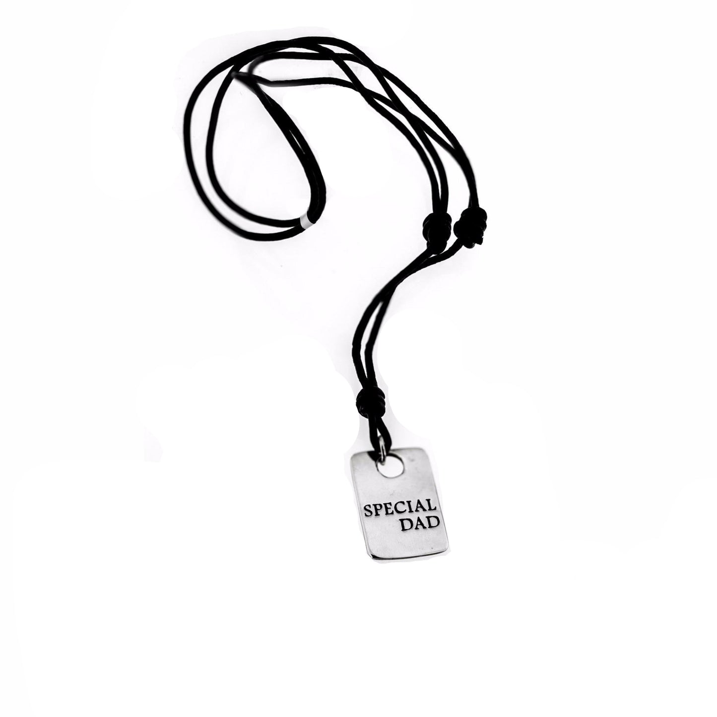 Remy "Special Dad" 925 Sterling Pendant in Wax Tail Necklace | SilverWorks