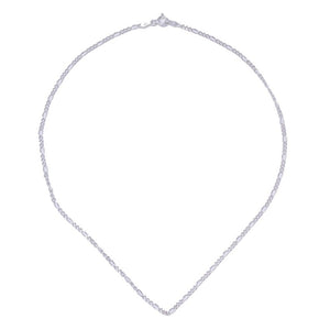 Thin Figarro 925 Sterling Silver Necklace Philippines | Silverworks