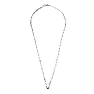 
                
                    Load image into Gallery viewer, Flat Marina with Diamond Cut on Side Chain 925 Sterling Silver Necklace Philippines | Silverworks
                
            