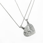 Heart-Shaped Lock and Key Couple Necklace