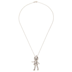 Silverworks N3457 Girl 925 Sterling Silver Necklace Philippines | Silverworks