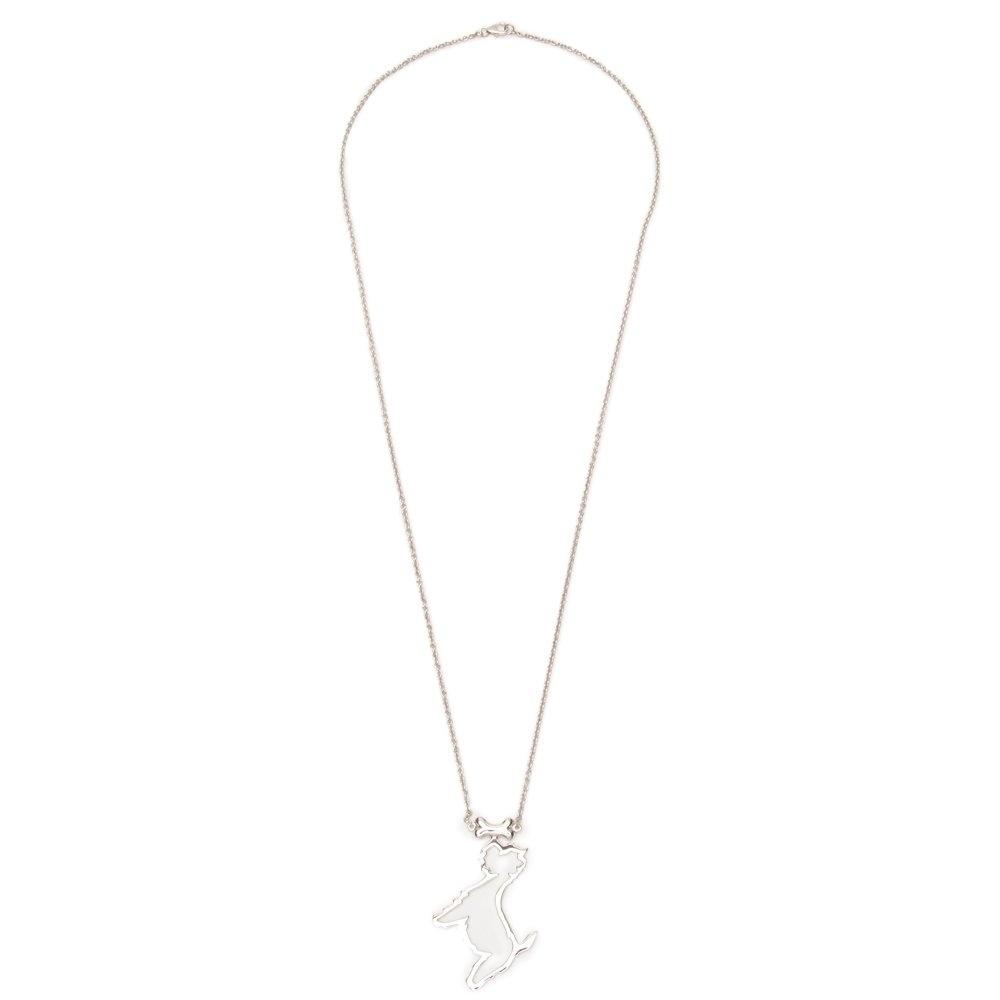 Jaden Terrier Dog 925 Sterling Silver Pendant Necklace | SilverWorks