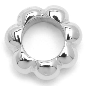 
                
                    Load image into Gallery viewer, Polished Flower Stainless Steel Hypoallergenic Charm Philippines | Silverworks
                
            
