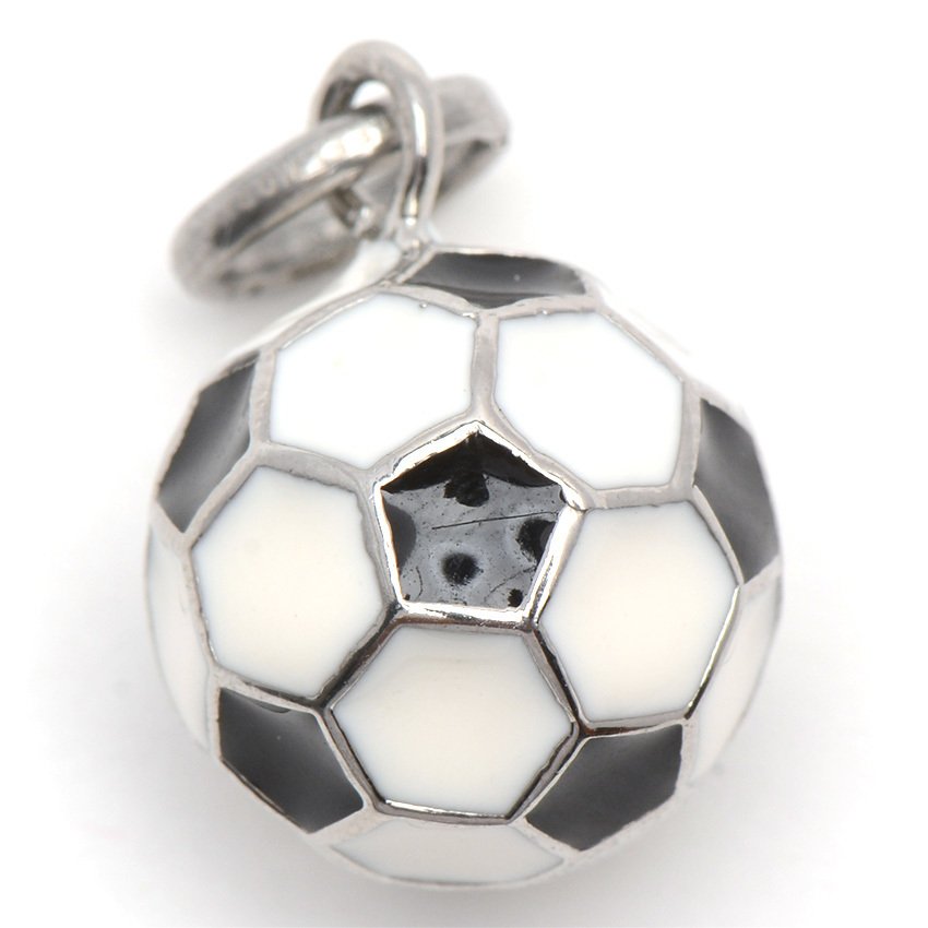 Robin Soccer Stainless Steel Charm | Silverworks