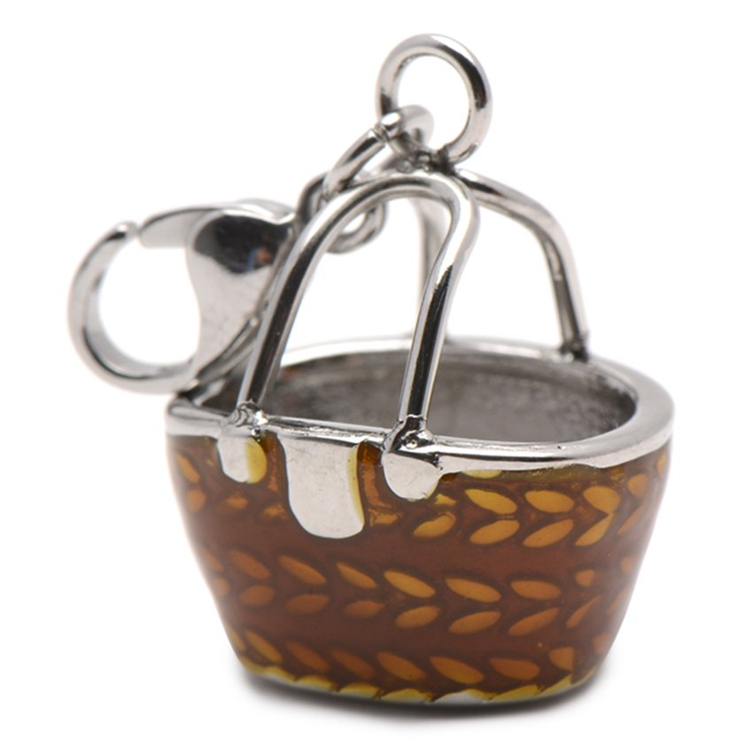 Brown Basket Charm