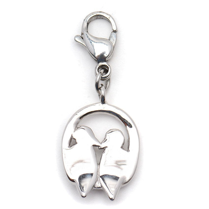 Lian Love Birds Stainless Steel Charm  | SilverWorks 