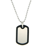 X1868 Dogtag 22 Necklace