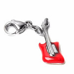 Red Electric Guitar Charm