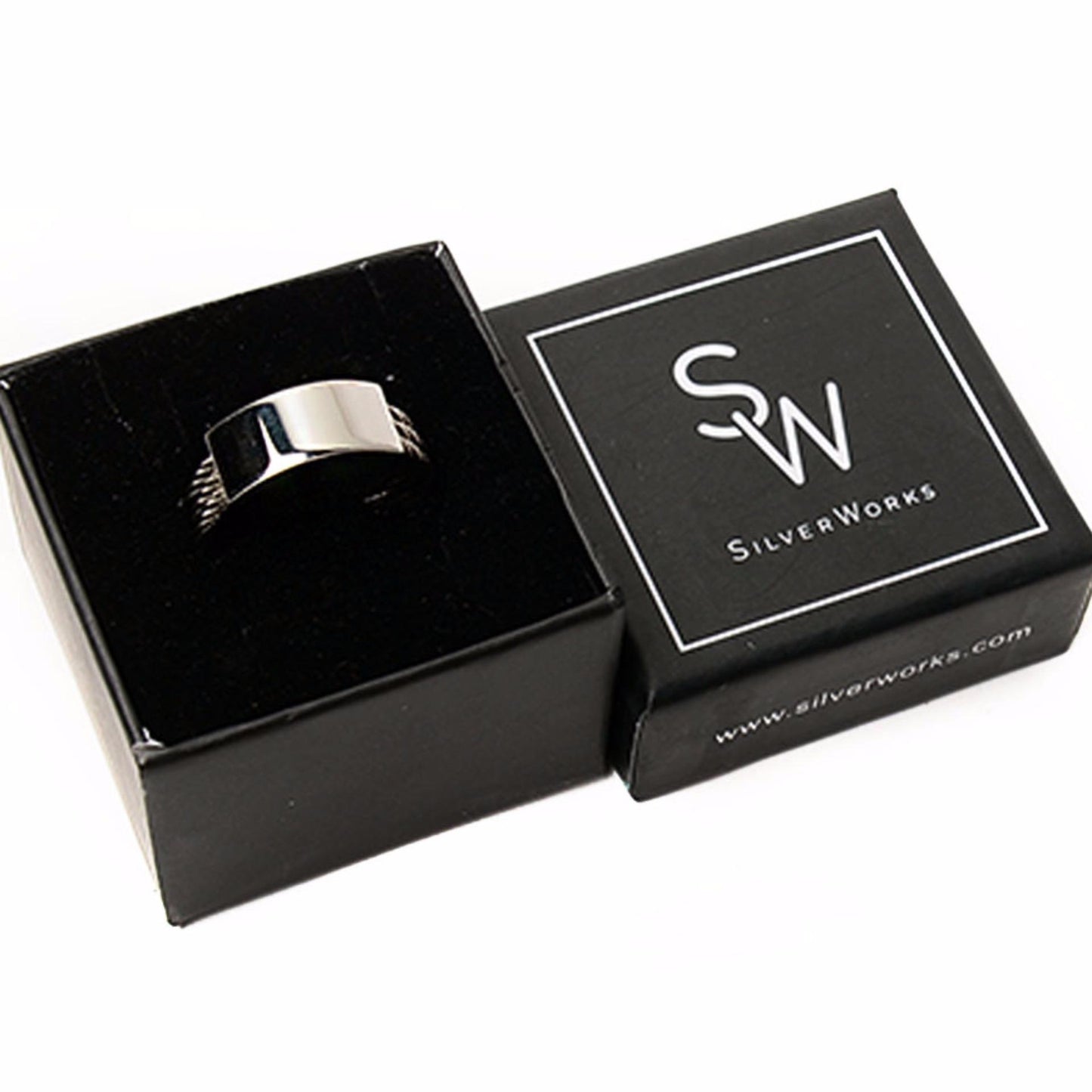 Miley Wire Engravable Stainless Steel Ring | Silverworks