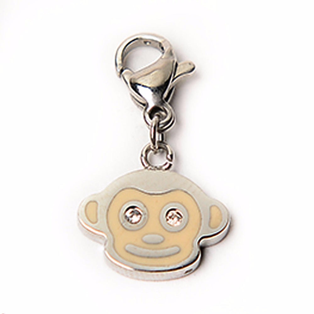 Mio Mio by Silverworks Stainless Steel Monkey Charm For Women X2138