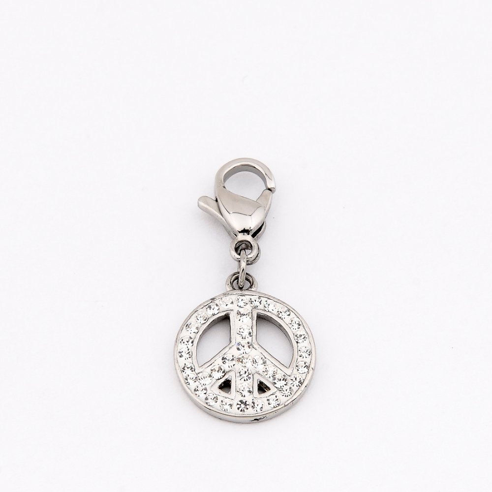 Peace Sign Stainless Steel Hypoallergenic Charm Philippines | Silverworks