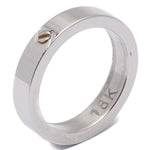 Polished Ring with Gold Screw