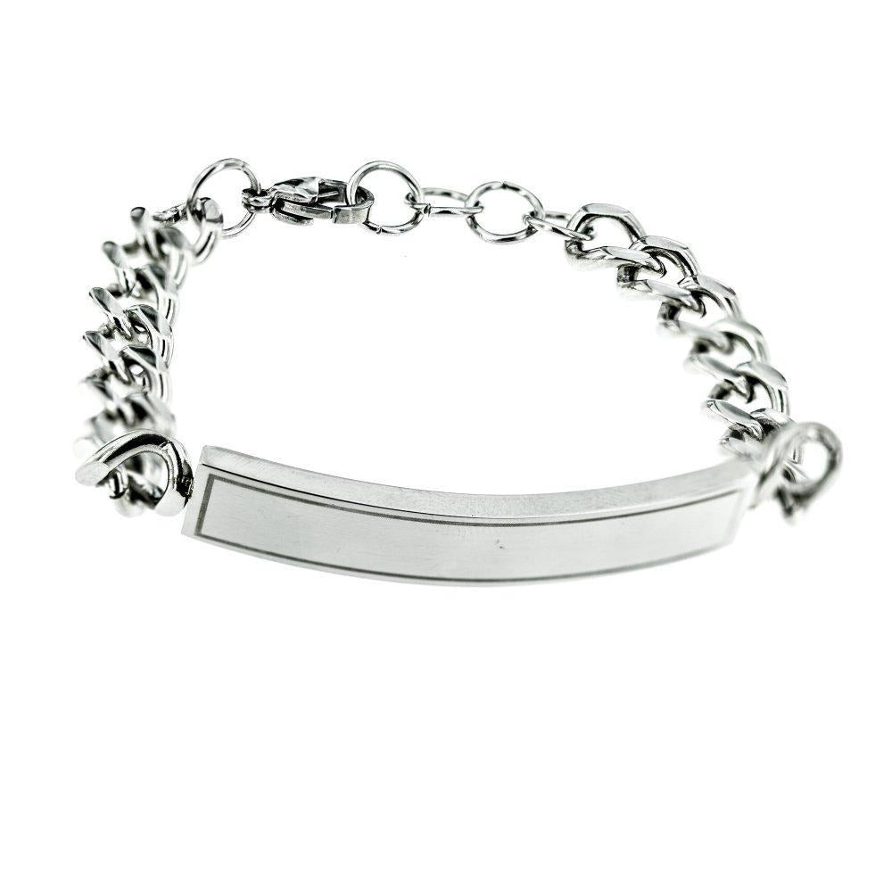 Thin ID Stainless Steel Hypoallergenic Bracelet Philippines | Silverworks