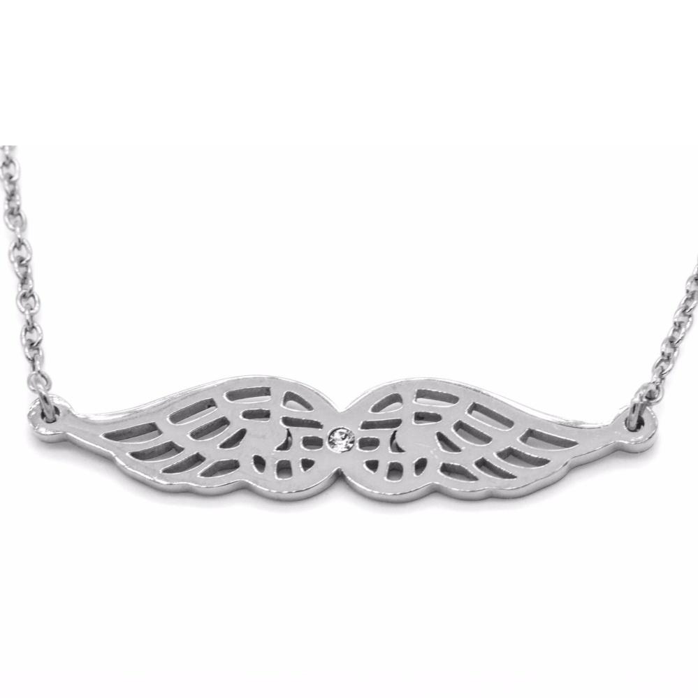 Cutout Angel Wing Necklace