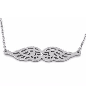 Cutout Angel Wing Stainless Steel Hypoallergenic Necklace Philippines | Silverworks