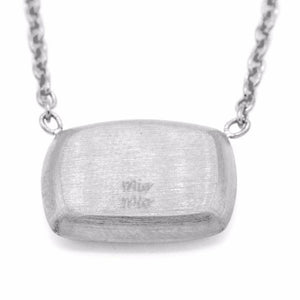 Square Tag Design Stainless Steel Hypoallergenic Necklace Philippines | Silverworks