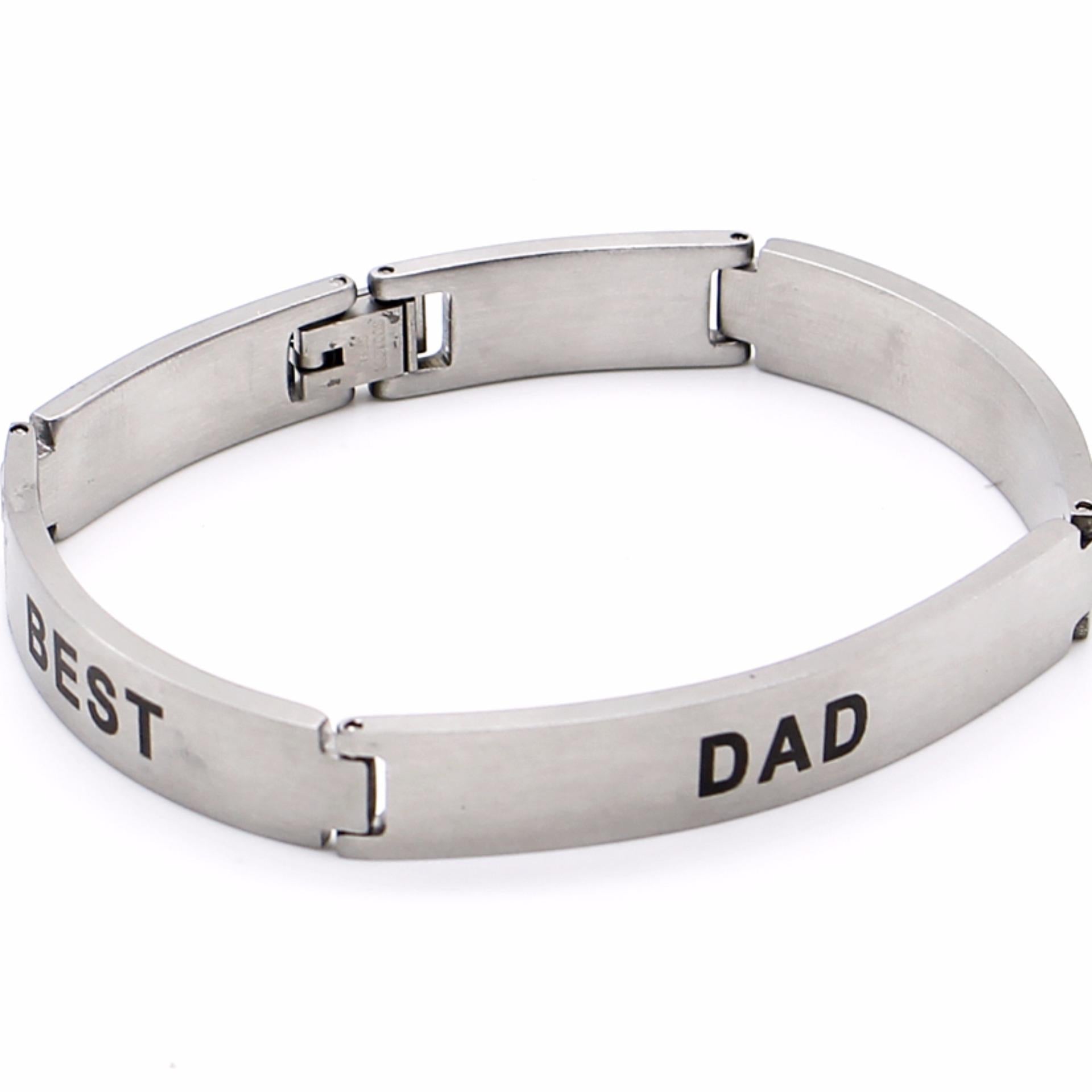 Silver dad bracelet sales