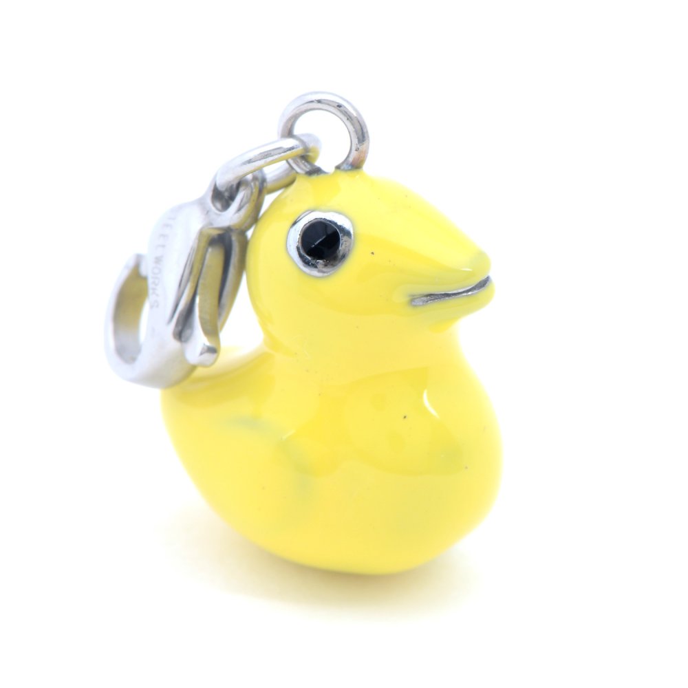 
                
                    Load image into Gallery viewer, Yellow Duck Stainless Steel Hypoallergenic Charm Philippines | Silverworks
                
            