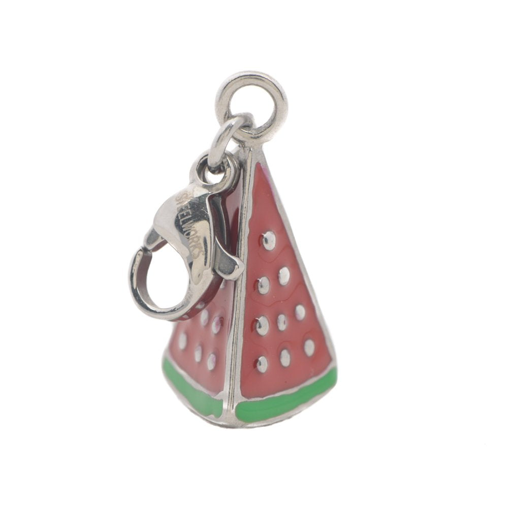 Winona Watermelon Stainless Steel Charm  | SilverWorks