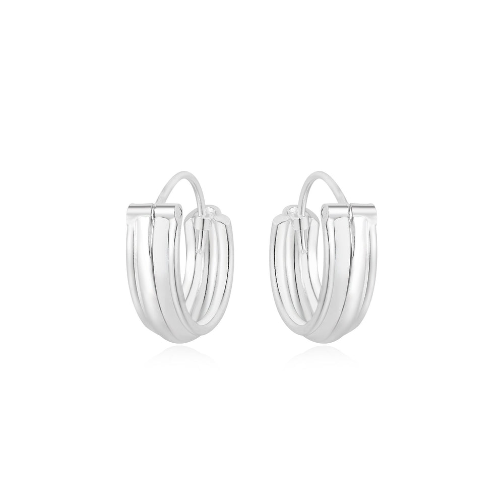 Plain 925 Sterling Silver Hoop Earrings Philippines | Silverworks