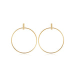 Gold Plated Misa Hoop Earrings