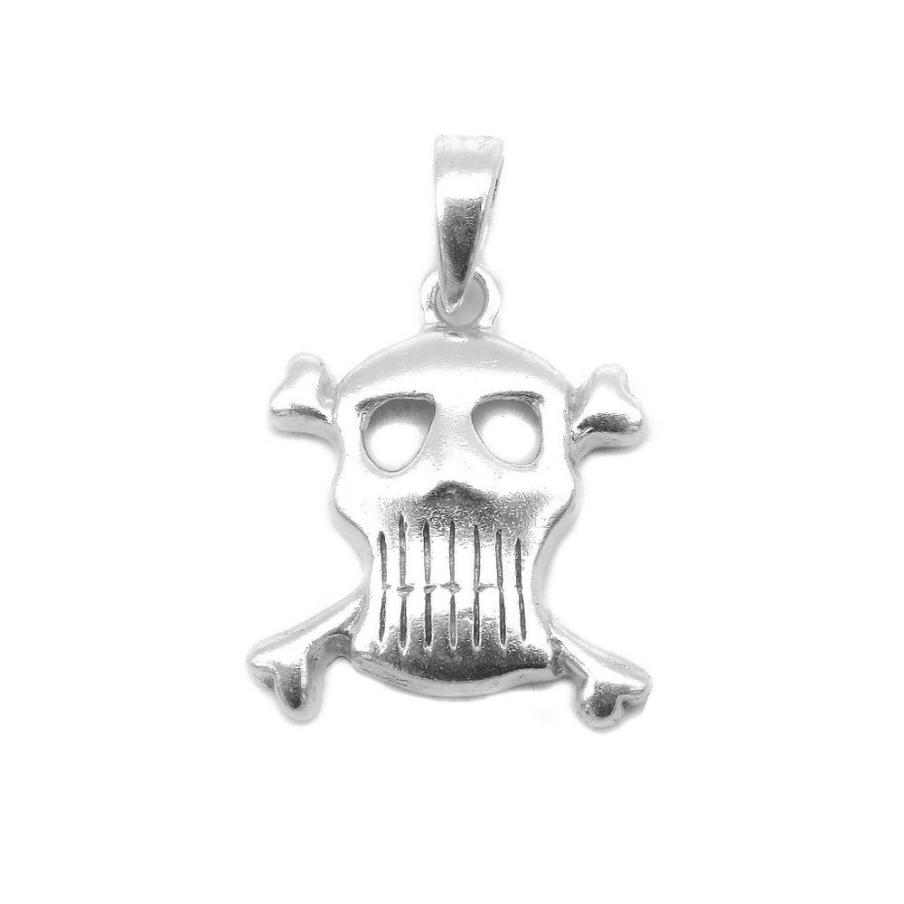 Jack Skull 925 Sterling Silver Pendant | SilverWorks