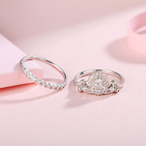 Disney® Princess Ariel 2-in-1 Crown 925 Sterling Silver Crown Ring Philippines | Silverworks