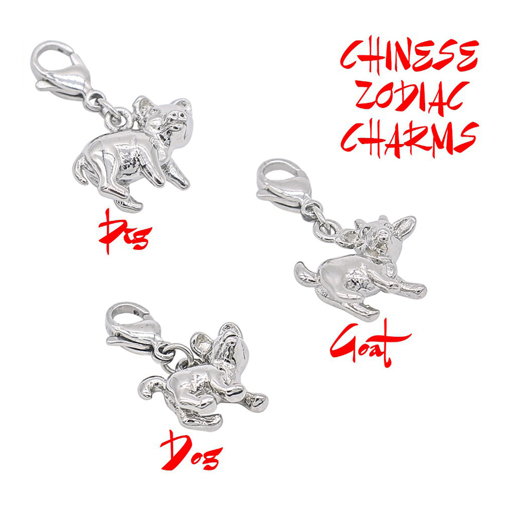 Animal Chinese Zodiac Collection Stainless Steel Charm | SilverWorks